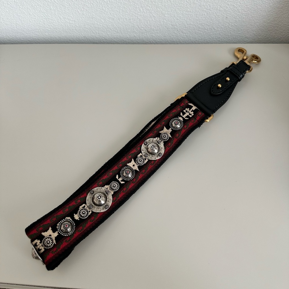 Dior Shoulder Strap with Ring and Embroidery